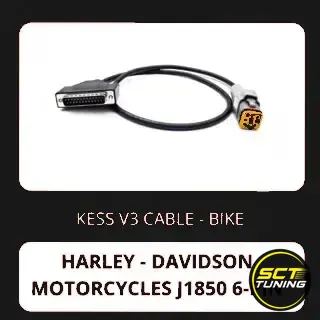 KessV3 Harley Davidson 6-pin OBD Connector Cable for ECU