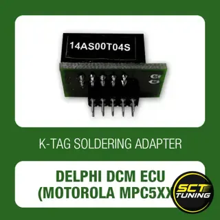 K-TAG soldering adapter for Delphi DCM ECU (Motorola MPC5xx)